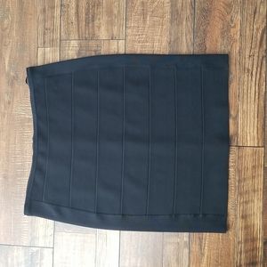BLACK Saks Fifth Avenue bandage skirt